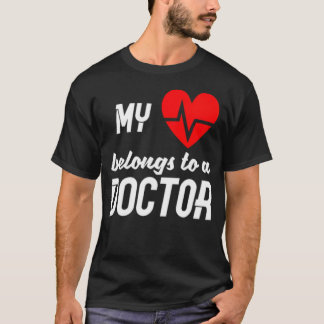 Mijn (hart) behoort tot een dag van de Doctor T-shirt