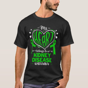 Mijn hart behoort tot een nierziekte-worstwisselaa t-shirt