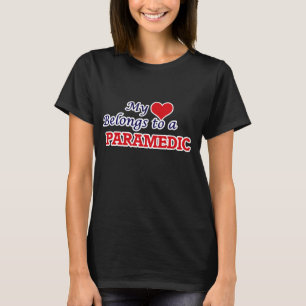 Mijn hart behoort tot een Paramedische T-shirt
