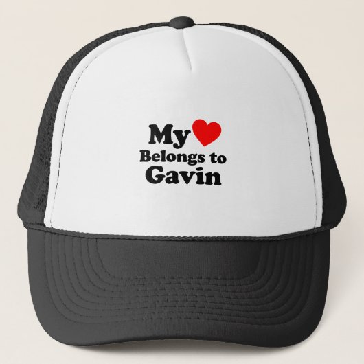 Mijn hart behoort tot Gavin Trucker Pet (Voorkant)