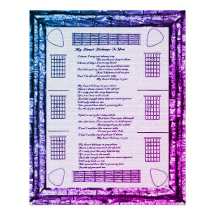 Mijn hart behoort tot jou perfect poster