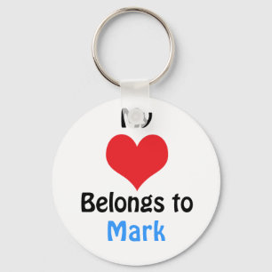 Mijn hart behoort tot Mark Sleutelhanger