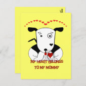 Mijn hart behoort tot mijn mama briefkaart (Voorkant / Achterkant)