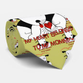 Mijn hart behoort tot mijn mama stropdas (Opgerold)