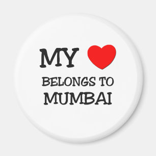 Mijn hart behoort tot MUMBAI Magneet