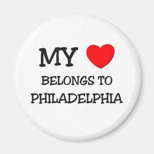 Mijn hart behoort tot PHILADELPHIA Magneet