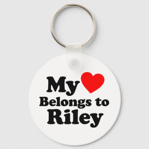 Mijn hart behoort tot Riley Sleutelhanger