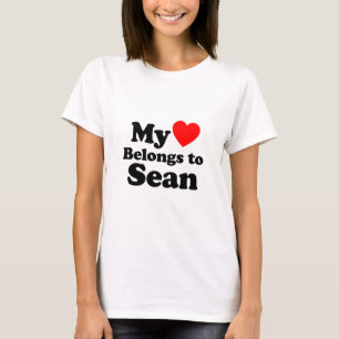 Mijn hart behoort tot Sean T-shirt