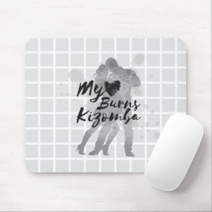 Mijn Hart Brandt Kizomba Grid Muismat