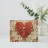 Mijn hart  briefkaart (Staand voorkant)