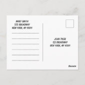 Mijn hart  briefkaart (Achterkant)