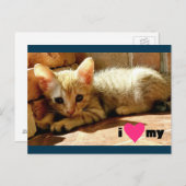 Mijn hart briefkaart (Voorkant / Achterkant)