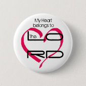 Mijn hart Button (Voorkant)