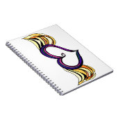 Mijn hart heeft een Wings notebook Notitieboek (Rechterzijde)