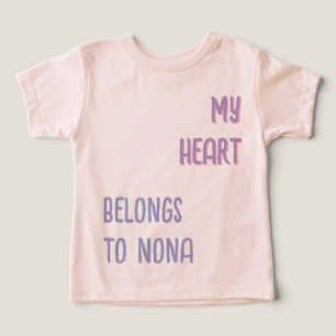 Mijn hart hoort bij Nona - liefdevol cadeau voor o