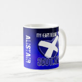 Mijn hart hoort bij Tae SCOTLAND Koffiemok (Voorkant rechts)