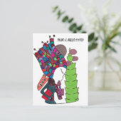 Mijn hart hoort thuis in de Taiwanese postkaart. Briefkaart (Staand voorkant)