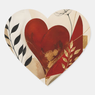 Mijn hart is altijd van jou Romantieke rode hart g Sticker