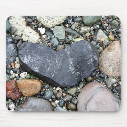 Mijn hart is een steen muismat (Voorkant)