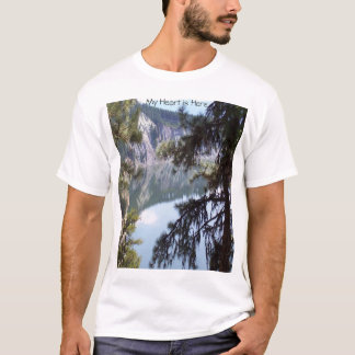 Mijn hart is hier t-shirt