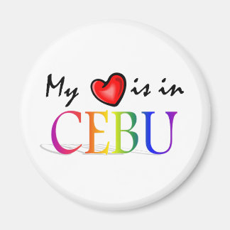 Mijn hart is in CEBU Koelkast Magnet Magneet