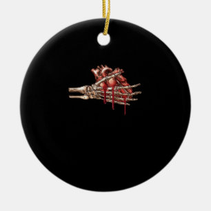 Mijn hart is klassiek voor je handen keramisch ornament