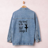 Mijn hart is op dat podium denim jacket (Hangar)