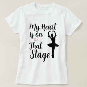 Mijn hart is op dat podium t-shirt