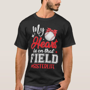Mijn hart is op dat veld Bysebyll Sister  T-shirt