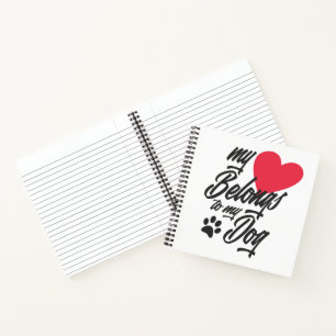 Mijn hart is van de Valentijn van mijn hond Noti Notitieboek