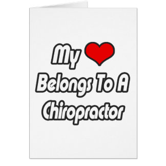 Mijn hart is van een chiropractor