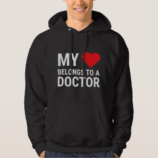 Mijn hart is van een dokter, lieve vriendin, vrouw hoodie