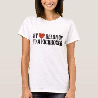 Mijn hart is van een Kickbokser T-shirt