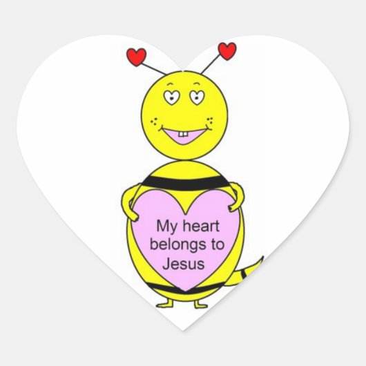 Mijn hart is van Jezus Stickers (Voorkant)