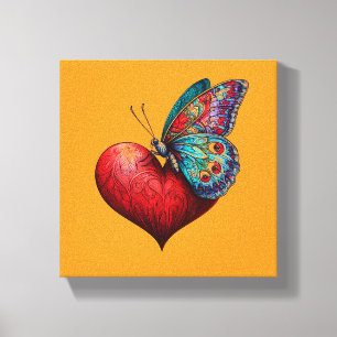 Mijn hart is van jou canvas afdruk
