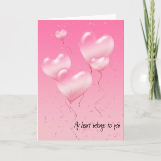 Mijn hart is van jou kaart (Voorkant)