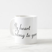 Mijn Hart is van jou Mok (Voorkant links)
