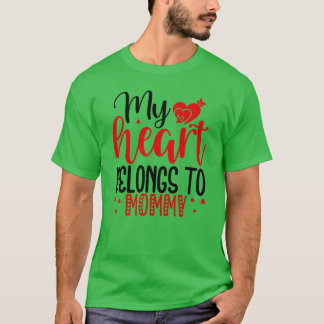 Mijn hart is van mama01 t-shirt