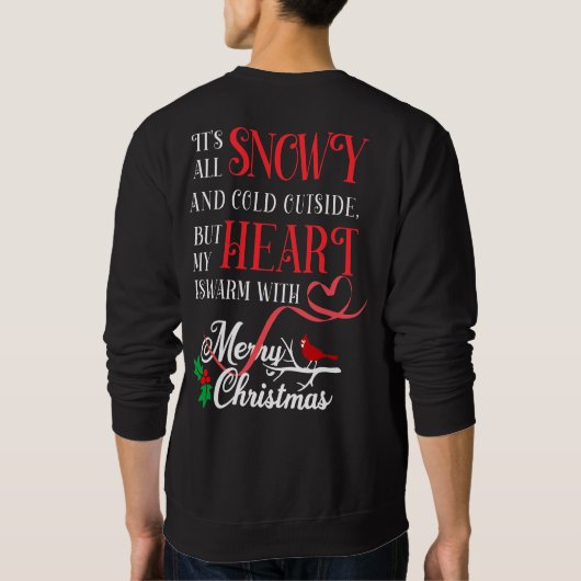 Mijn hart is warm trui (Achterkant)