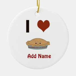 Mijn hart (liefde) Pie Keramisch Ornament