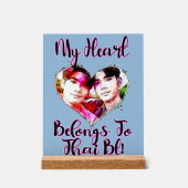 Mijn hart ligt bij Thai BL Acryl Bord (Voorkant)