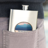 Mijn hart ligt in de bergen flacon (Voorbeeld)