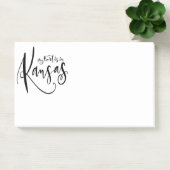 Mijn hart ligt in Kansas Jumbo Post Post-it® Notes (Kantoor)