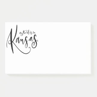 Mijn hart ligt in Kansas Jumbo Post Post-it® Notes