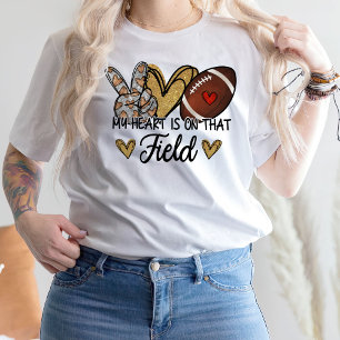 Mijn hart ligt op dat terrein t-shirt