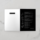 Mijn hart ligt op vuur aanmoedigingsgedicht folie wenskaart (Buiten Laag)