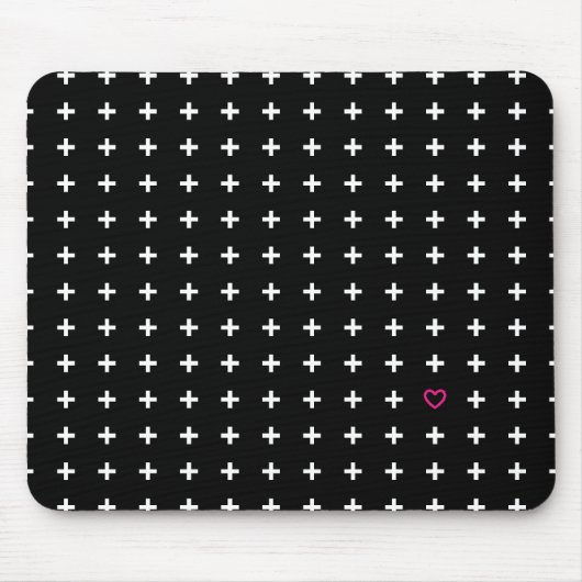 Mijn hart Muismat kruisen (Voorkant)