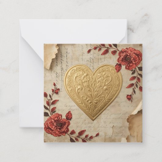 Mijn Hart Notitiekaartje (Voorkant)