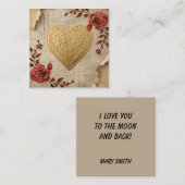 Mijn Hart Notitiekaartje (Voorkant / Achterkant)