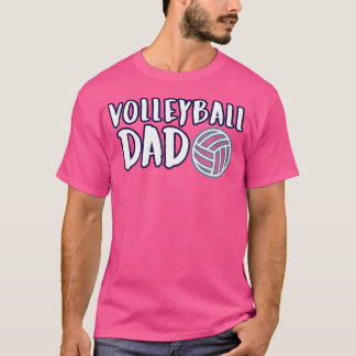 Mijn hart op dat hof grappige vader volleybal oude t-shirt